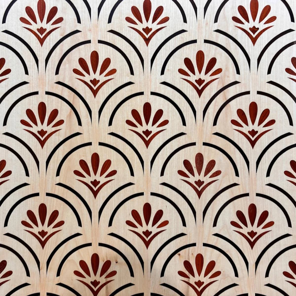 Marquetry — Art Deco Fan Motif main