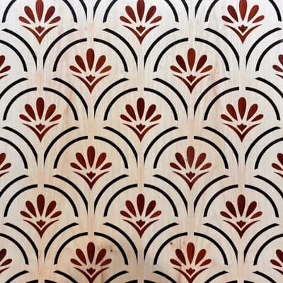 Marquetry — Art Deco Fan Motif main