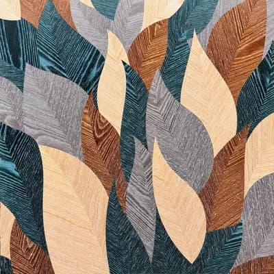 Marquetry — Feathered Leaf Abstract main