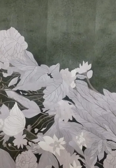 Marquetry — Monochrome Floral Bloom main