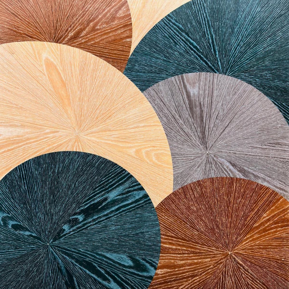 Marquetry — Sunburst Scale Pattern main