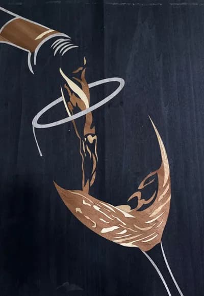 Marquetry — Wine Pour main
