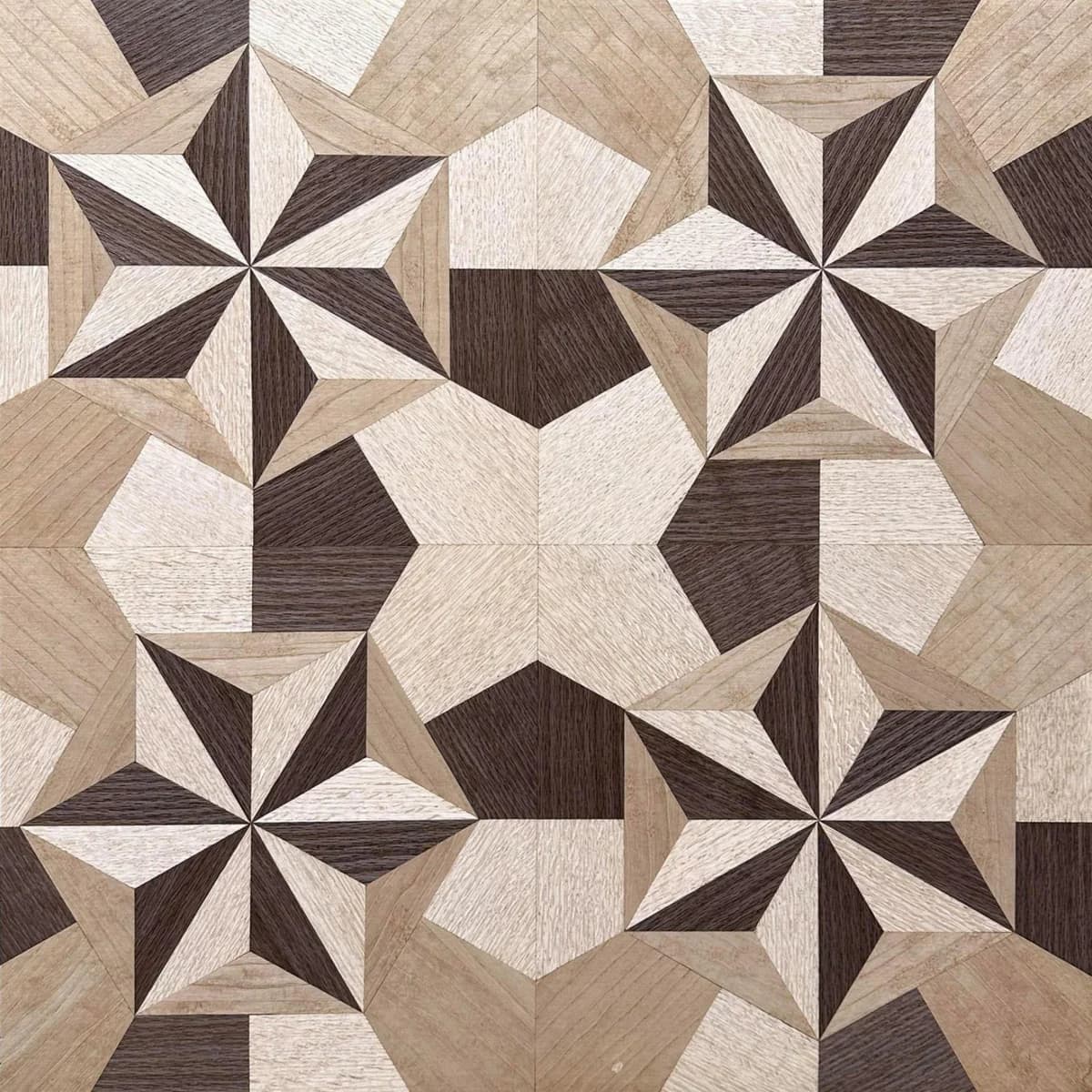 Marquetry — Geometric Star Parquetry main